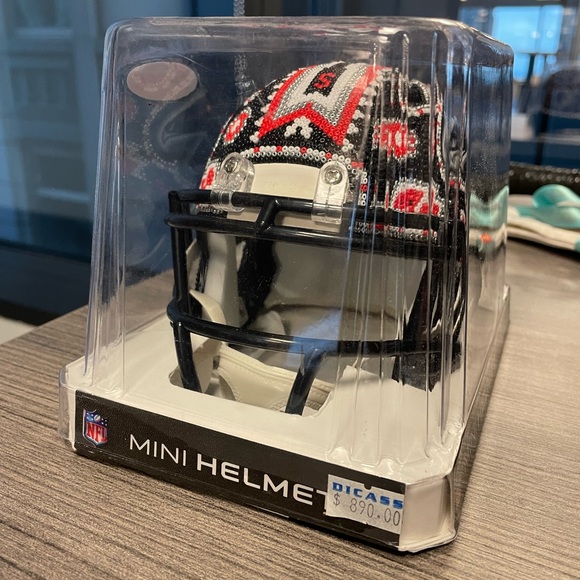 Atlanta Falcons RARE Beaded Riddel Mini Helmet - Picture 2 of 7